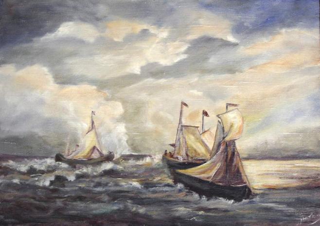 The sea - Anna Wasikiewicz - Cliquer pour afficher en grand