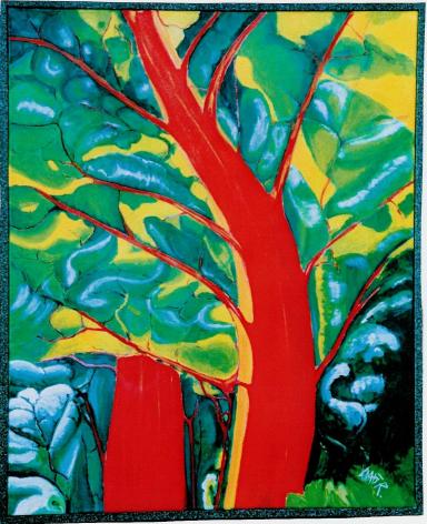 feuille de rhubarbe - Raymond Kaag