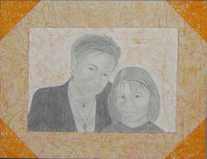 Mère et Fille - Emilie Pagnon - Cliquer pour afficher en grand
