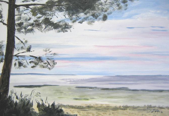 L'Automne sur le Bassin - Daniel Serrec - Cliquer pour afficher en grand