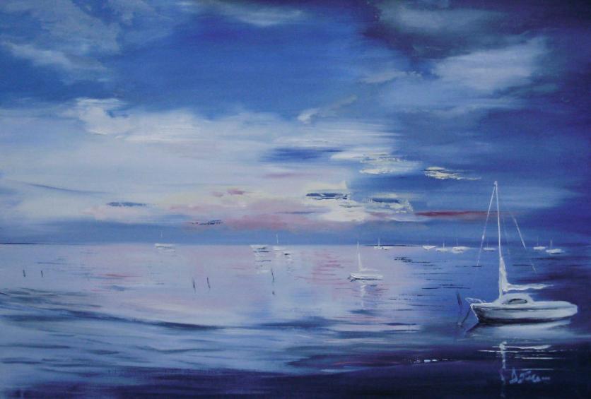 Lueurs du soir - Daniel Serrec - Cliquer pour afficher en grand