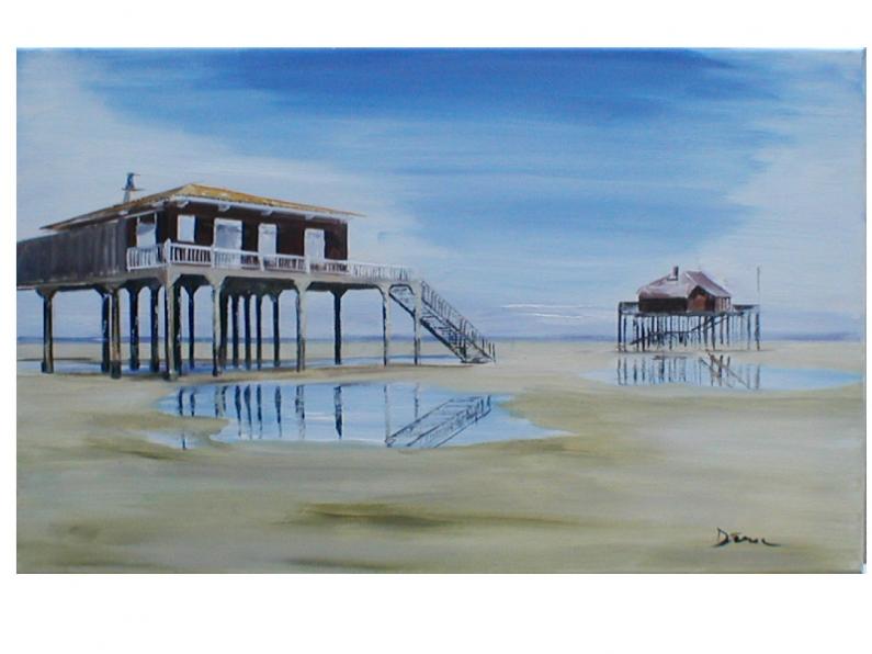 Les Cabanes Tchanquées - Daniel Serrec - Cliquer pour afficher en grand