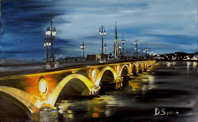 Nuit sur le Pont - Daniel Serrec - Cliquer pour afficher en grand