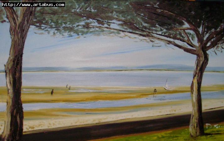 Arcachon, la plage Pereire - Daniel Serrec - Cliquer pour afficher en grand
