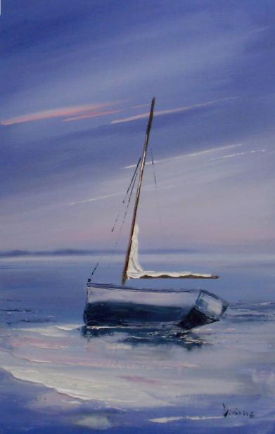 Voilier échoué - Daniel Serrec