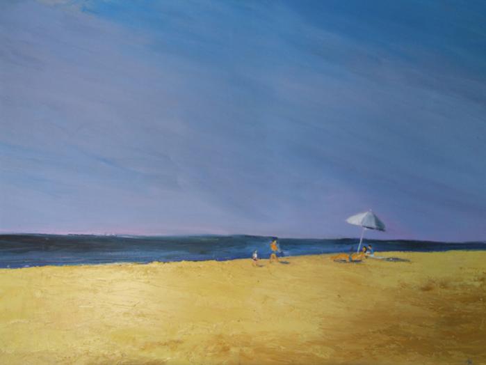 La plage... - Jean Jacques Gautier - Cliquer pour afficher en grand
