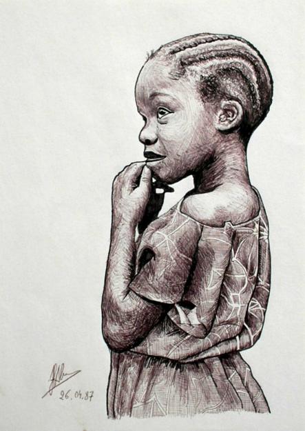 Young African girl - Herve Alexandre