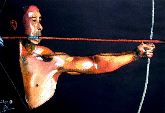 Japanese archer - Herve Alexandre - Cliquer pour afficher en grand