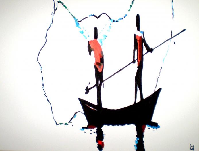 Pirogue - Herve Alexandre - Cliquer pour afficher en grand