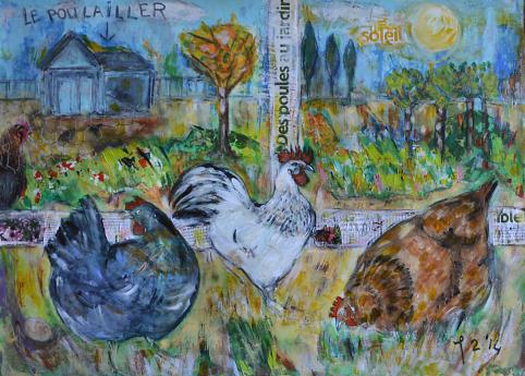 Le poulailler - Jelly Cloux-Wesly