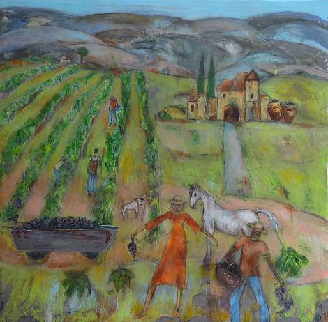 Vendanges - Jelly Cloux-Wesly