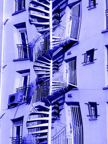L'escalier bleu - Fluorit