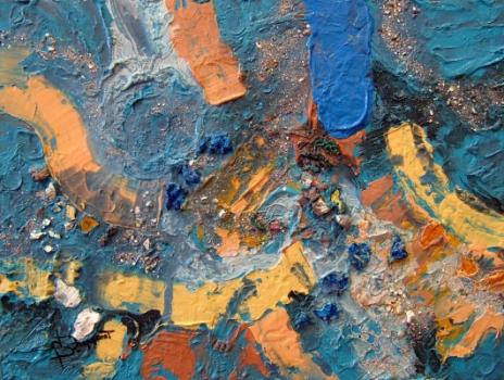 blue abstraction 2 - Bruno Dumont