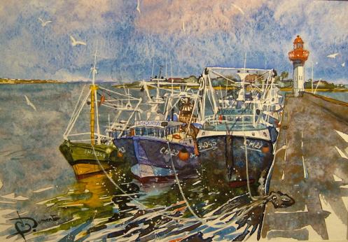 sur la digue de st vaast - Bruno Dumont