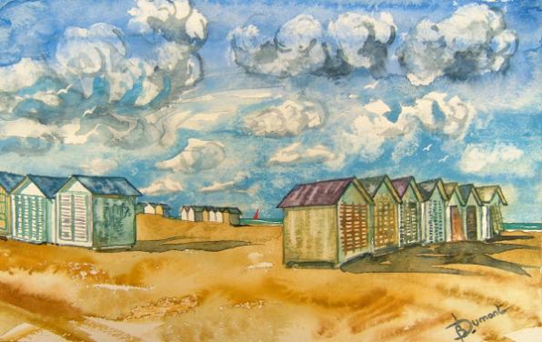 cabines de ouistreham - Bruno Dumont - Click to enlarge