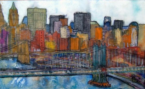 ny15 ponts de brooklyn, manhattan - Bruno Dumont - Cliquer pour afficher en grand
