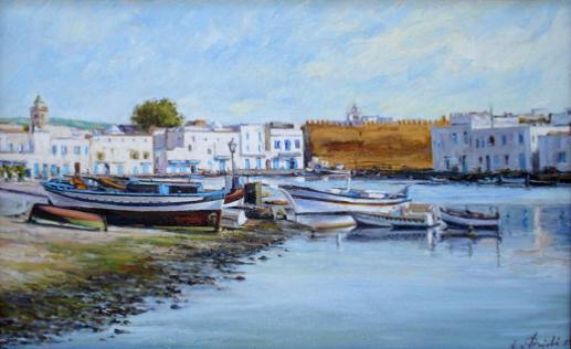 045 Barques et marée basse - Lotfi Dridi