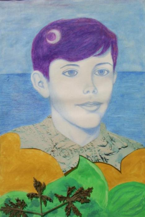 SELF PORTRAIT IN BLUE - Joakim Paz