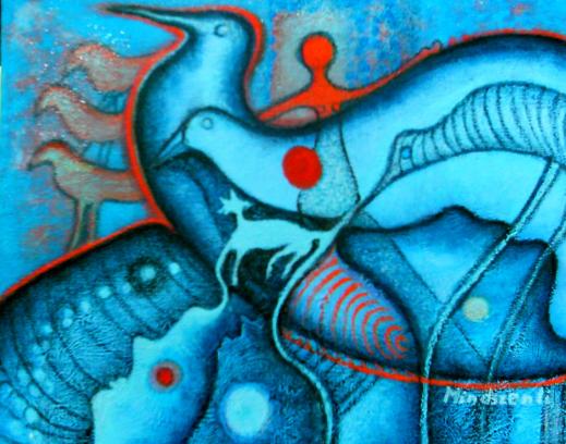 Le rouge et le bleu - Laszlo Mindszenti