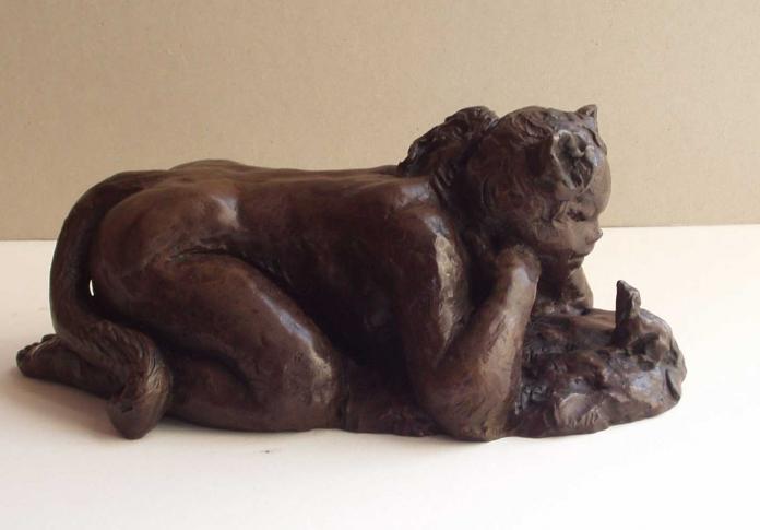 femme à la souris - Bertrand Piechaud - Click to enlarge