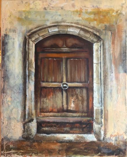 La vieille porte - Christine Aussillous Boudou