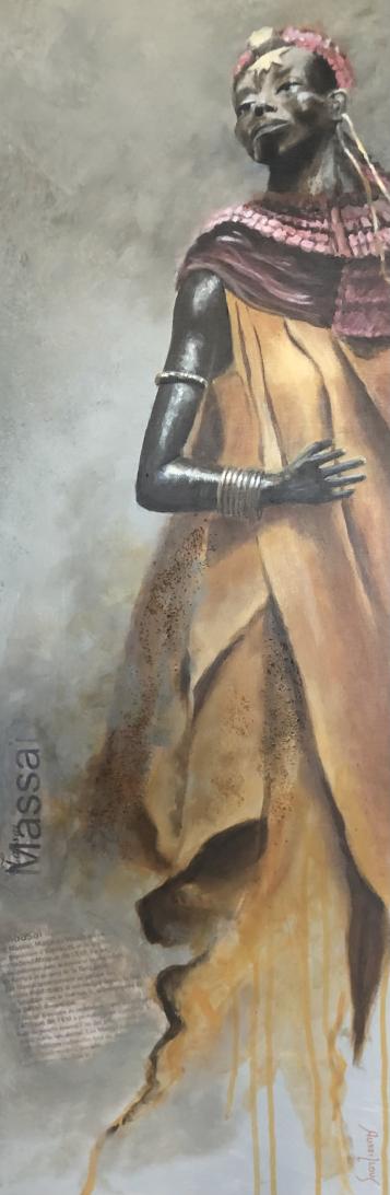 statue MASSAI - Christine Aussillous Boudou