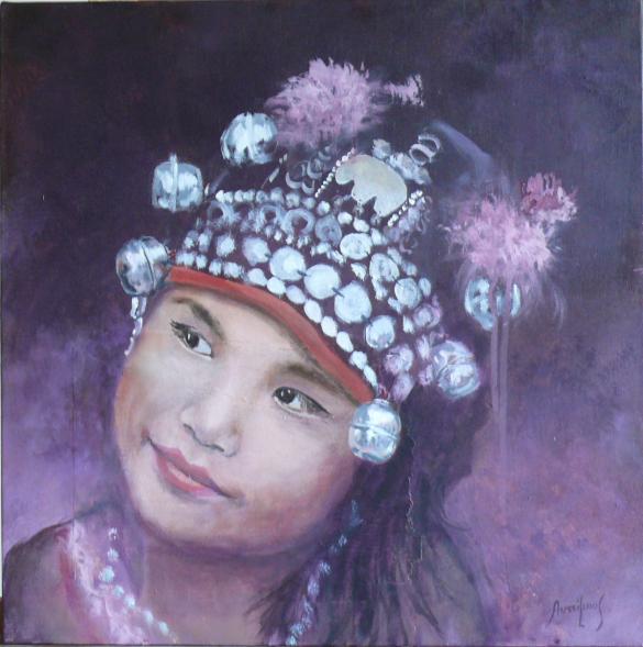 thailandaise - Christine Aussillous Boudou - Cliquer pour afficher en grand