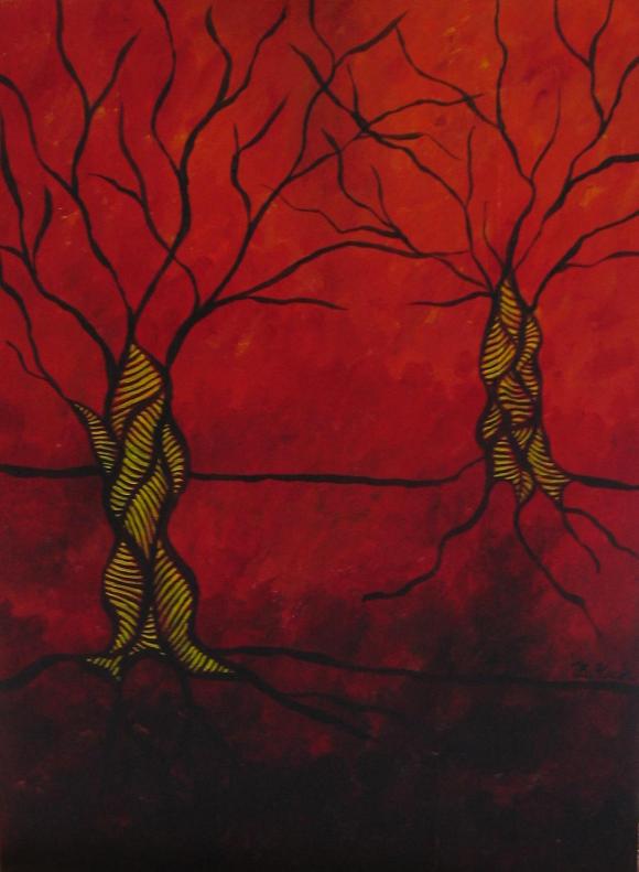 Red and Yellow - Delphine Kacki - Cliquer pour afficher en grand