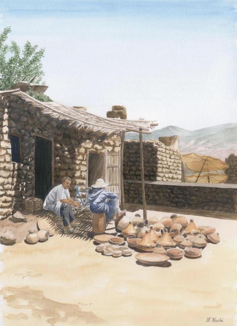 Marché au Maroc 1 - Delphine Kacki