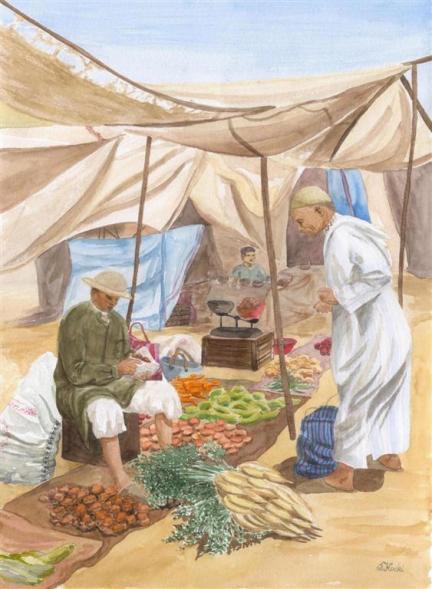 Marché au Maroc 2 - Delphine Kacki