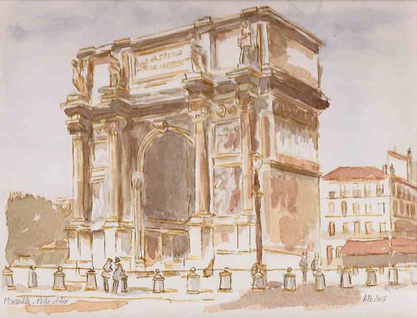 La Porte d'Aix - Alain Letendre - Cliquer pour afficher en grand