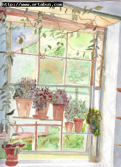 Fenêtre sur jardin - Luc Torreele
