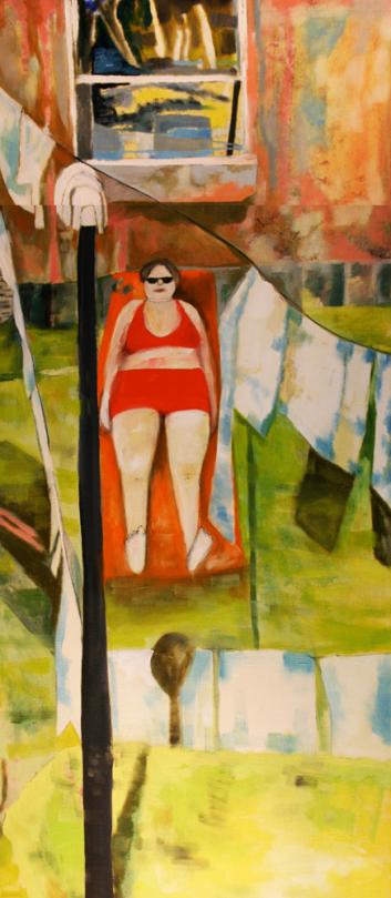 lady in the garden - Sophia Burns