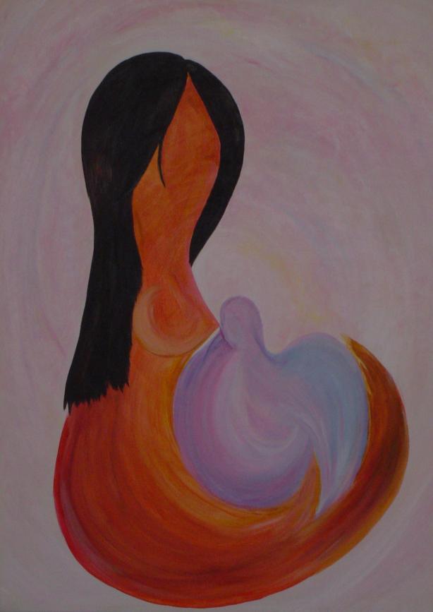 La mère et l'enfant - Chantal Aikhenbaum - Cliquer pour afficher en grand