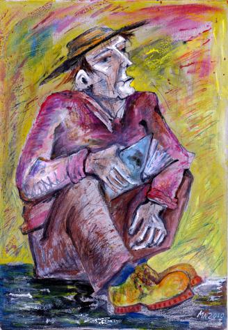 Man with book - Milen Litchkov