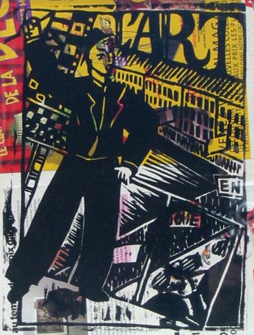 Manifeste rouge et jaune - Alessandra Carlier-Checchia