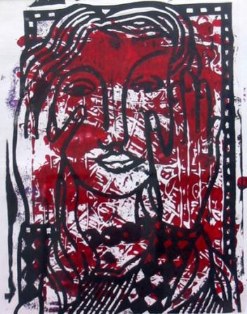 Visage rouge - Alessandra Carlier-Checchia