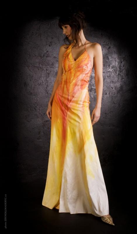 Model of silkpainting - Eva Urbánková