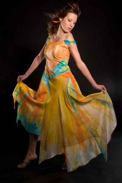 Fashion model silk - Eva Urbánková