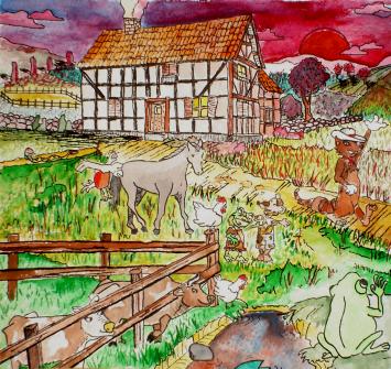 Children's Book Illustration Sample J - Viktor Hoffmann