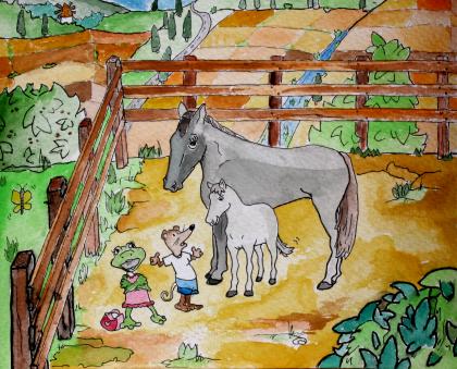 Children's illustration Sample N - Viktor Hoffmann