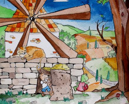 Childrens Illustration Sample P - Viktor Hoffmann