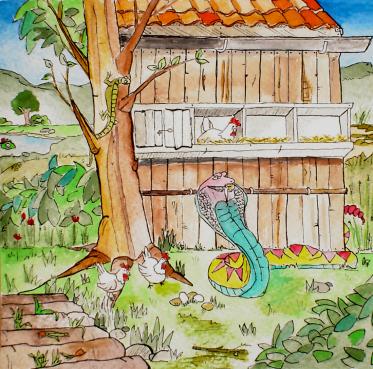 Children's Book Illustration Sample M - Viktor Hoffmann