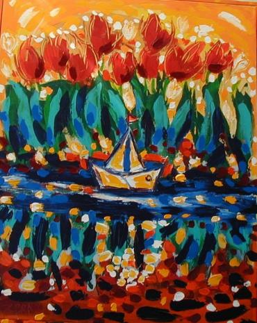 PETIT BATEAU DANS LE JARDIN - Zebra
