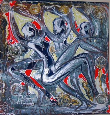 TROIS DANSEUSES - Zebra