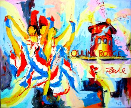 French Cancan au Moulin Rouge - Jean-Luc Lopez