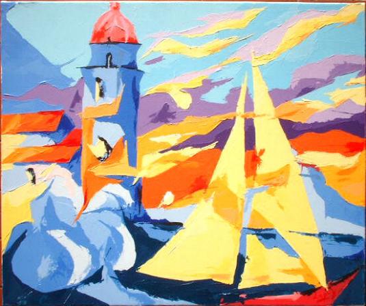 Voile à Collioure - Jean-Luc Lopez
