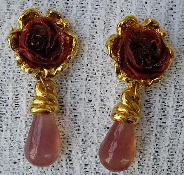 boucle oreille  rose - Anita Dudouit