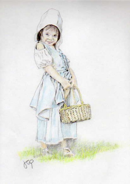 Lucie à la fête des Remparts - JCR