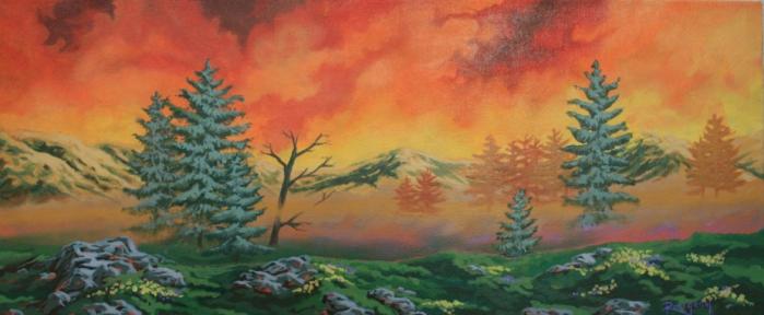 CIEL DE FEU - Patrick Rougeron - Click to enlarge